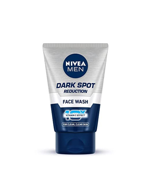 NIVEA Men Face Wash, Dark Spot Reduction, for Clean  Clear Skin with 10x Vitamin C Effect, 100 g